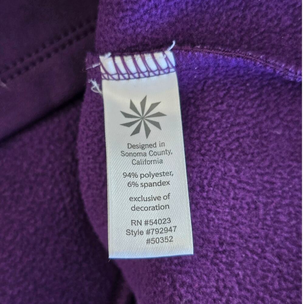 Athleta Cassidy Ponte Knit Half Zip Dress Purple Long Sleeve Size S - Picture 4 of 4